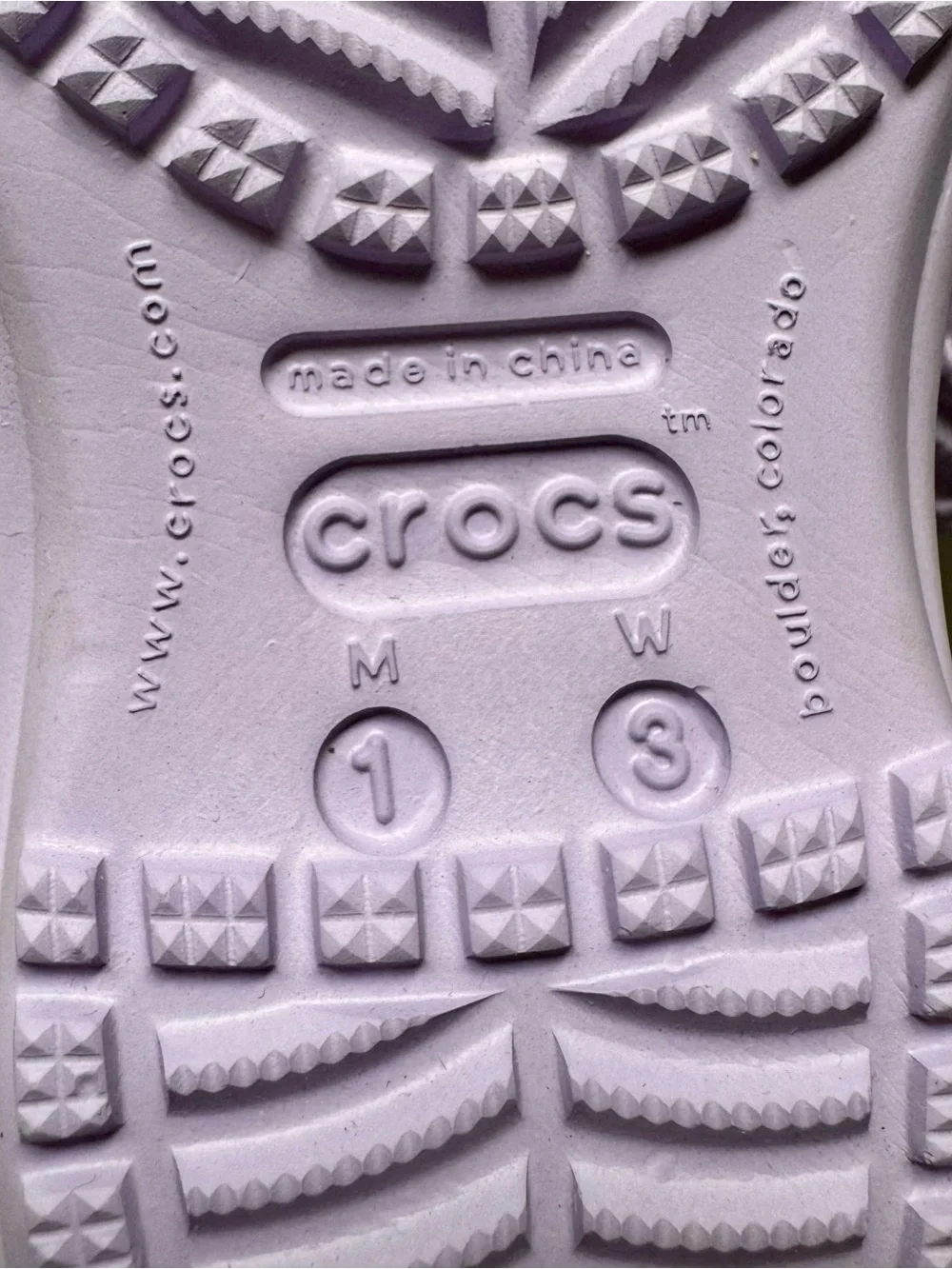CROCS soft lavender